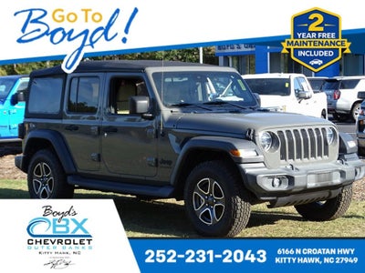 2020 Jeep Wrangler Unlimited Black and Tan