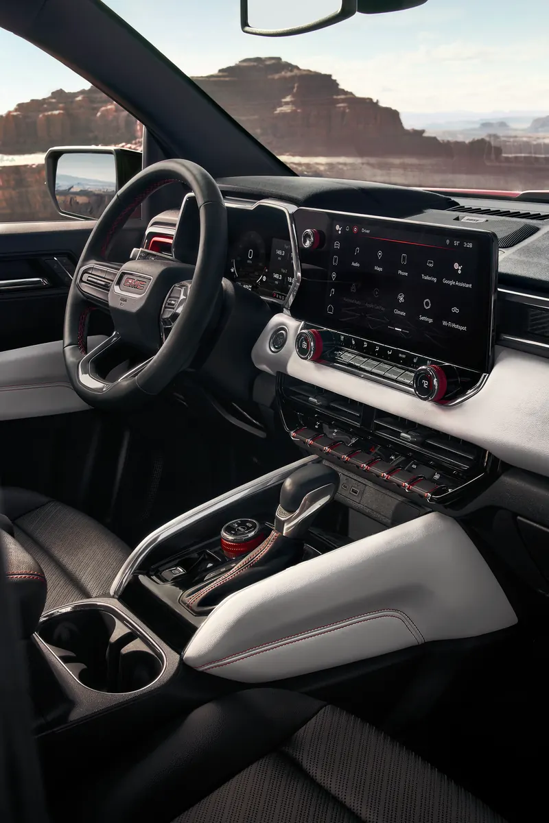 2026 GMC Canyon infotainment system at Boyd's Tar Heel GMC in Roxboro NC