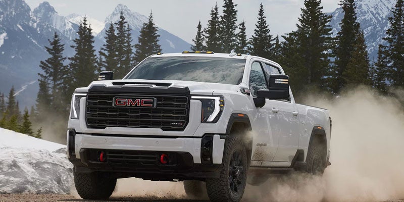 GMC Sierra 2500HD towing trailer